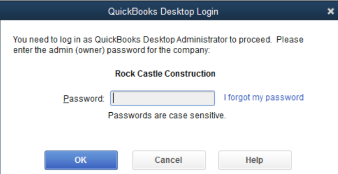 old version of quickbooks password reset tool