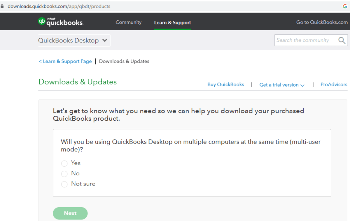 Download QuickBooks 2021 Pro, Premier, Enterprise, or MAC